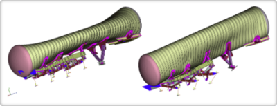 Capture d'écran d'une simulation d'analyse modale