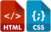 Logo langage HTML CSS